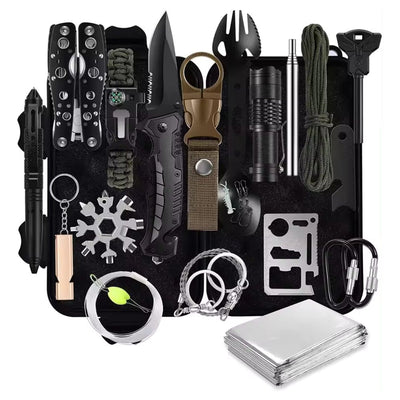 31 - teilige Outdoor Notfall Survival Werkzeugtasche - Hunting & Outdoor e.U.