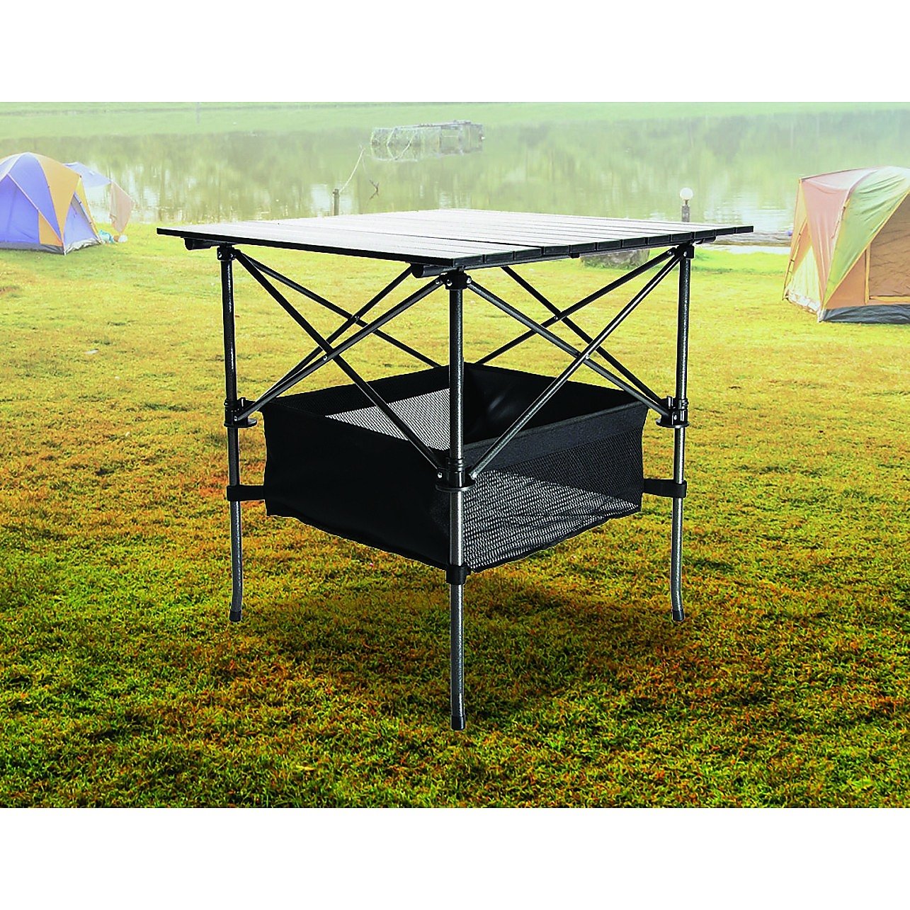 Faltbarer Aluminium-Camping-Tisch