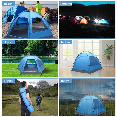 Automatisches Familienzelt 3 - 4 Personen - Hunting & Outdoor e.U.