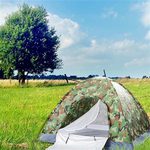 3-4 Person Camping Zelt Camouflage