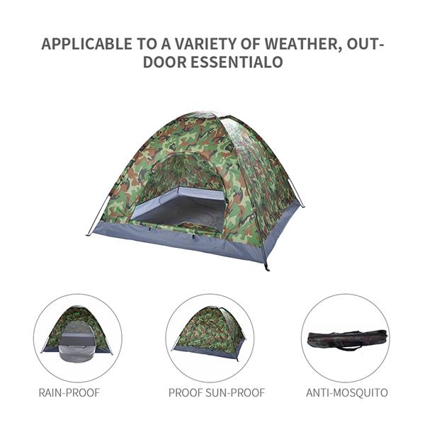 3-4 Person Camping Zelt Camouflage