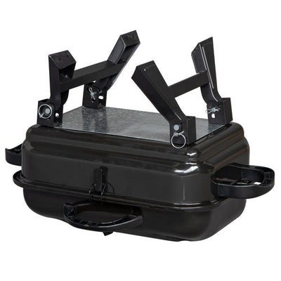 Tragbarer Holzkohlegrill/ BBQ und Smoker - Hunting & Outdoor e.U.